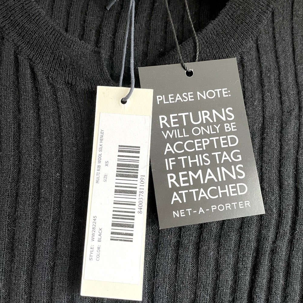 Alex Mill Black Ribbed Sweater - Picture 2 of 5